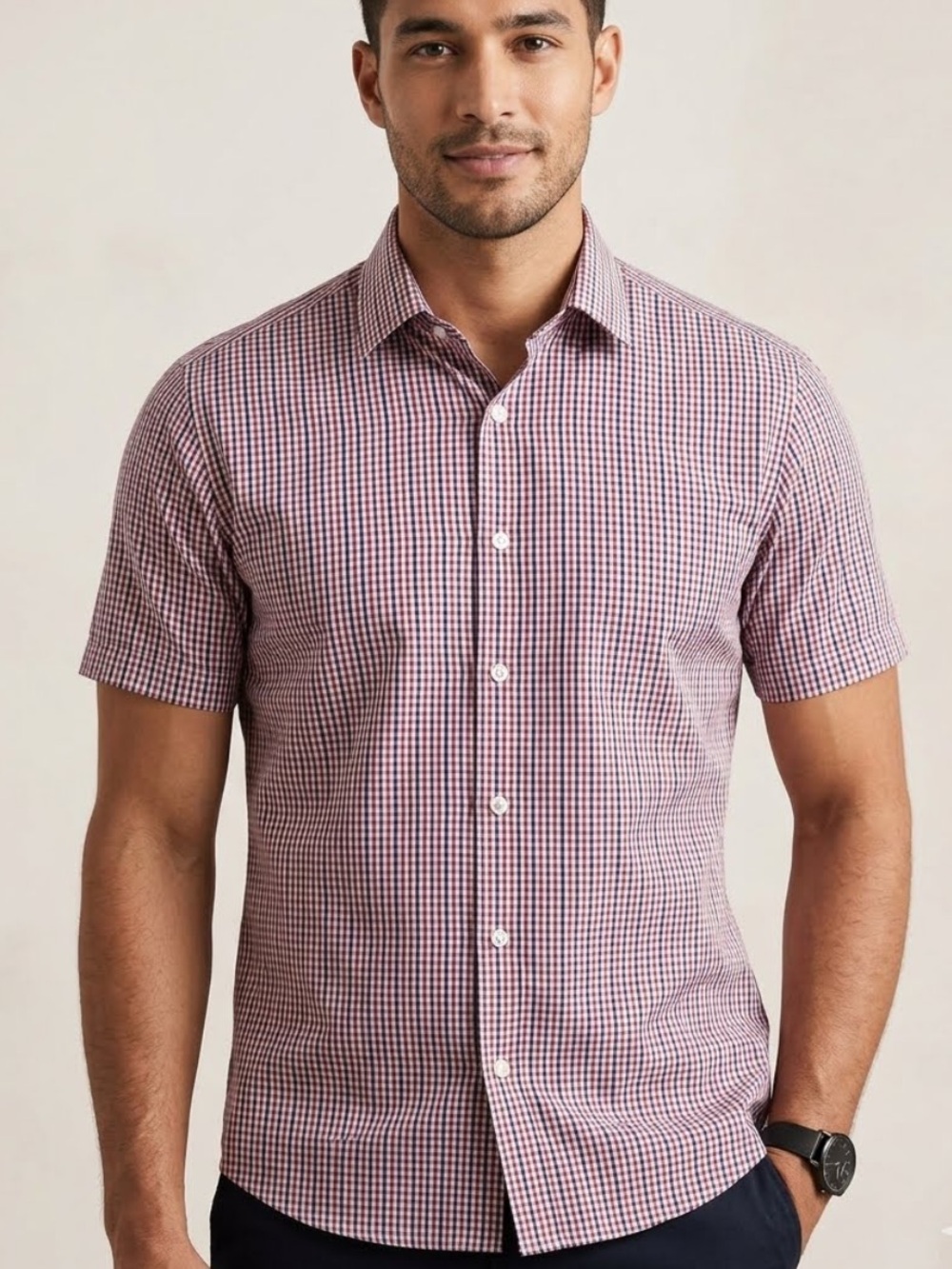 Zachary Prell Short-Sleeve Check Shirt